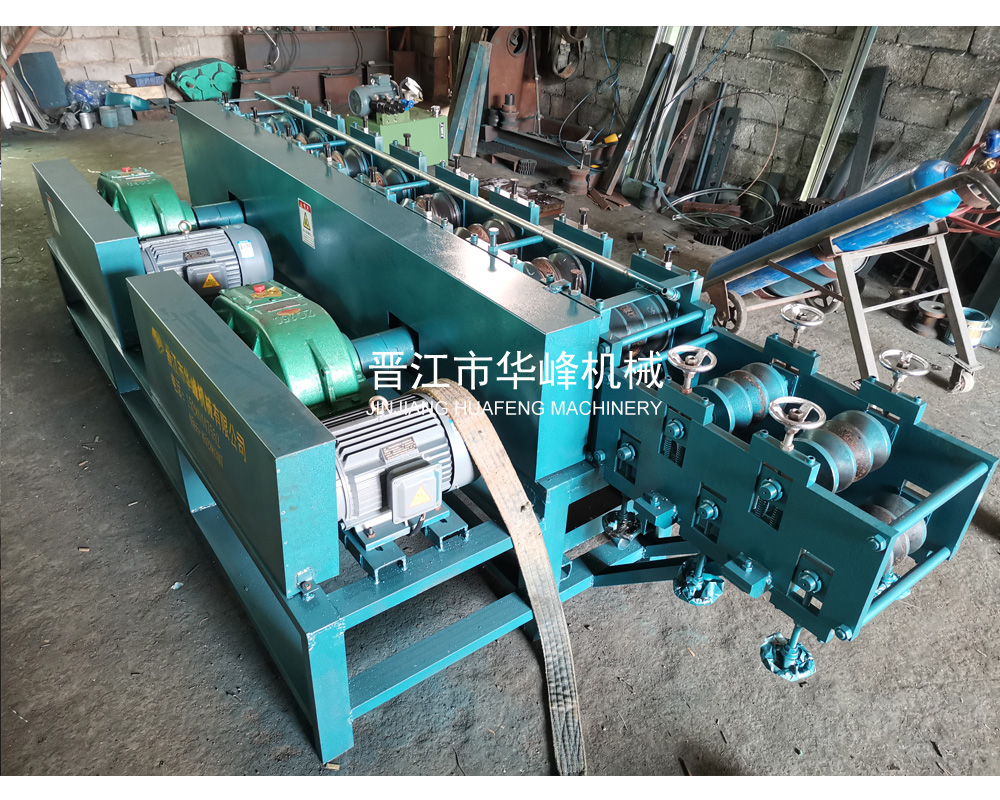 建筑架子腳手架廢圓管變方管成型機(jī) 建材圓管變方管設(shè)備 多排架子方管成型機(jī)